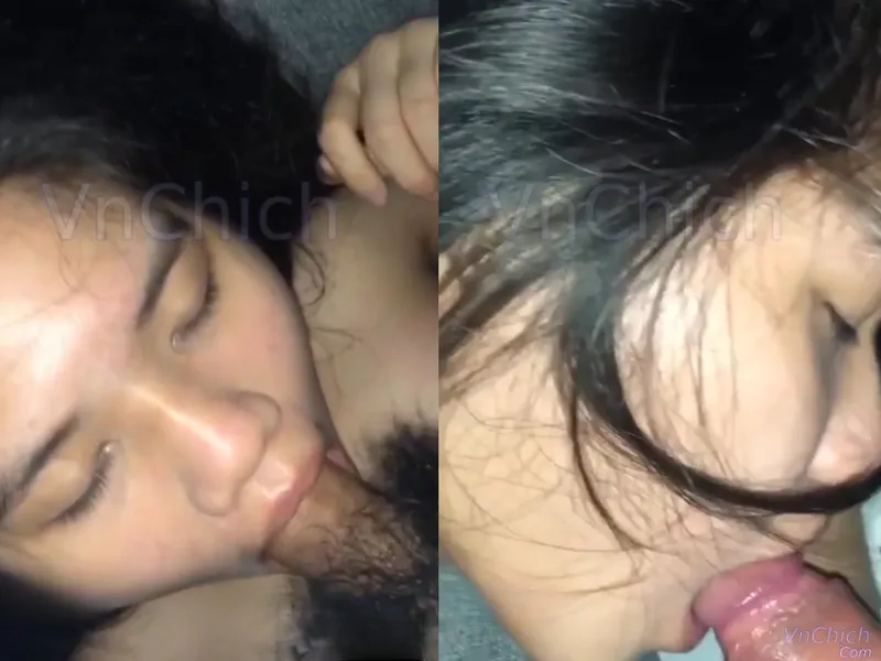 Em học sinh 2k5 ngại ngùng liếm của quý trước máy quay